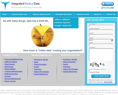 Turnkey sample integratedmedicaldata.com
