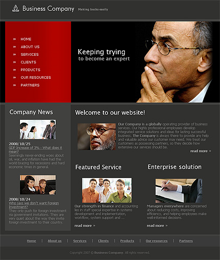 Click to view live demo of template #23195 template screen