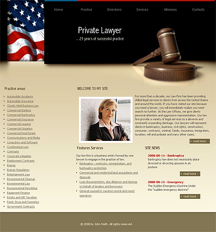 Click to view live demo of template #22894 template screen