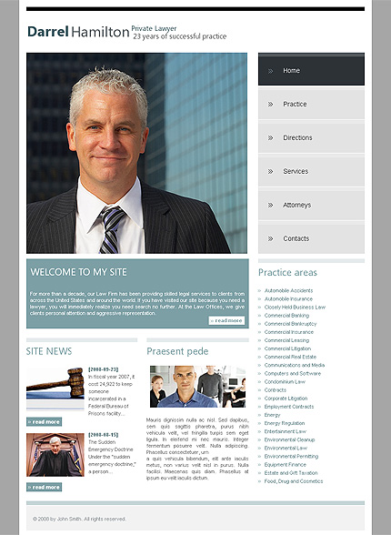 Click to view live demo of template #24235 template screen