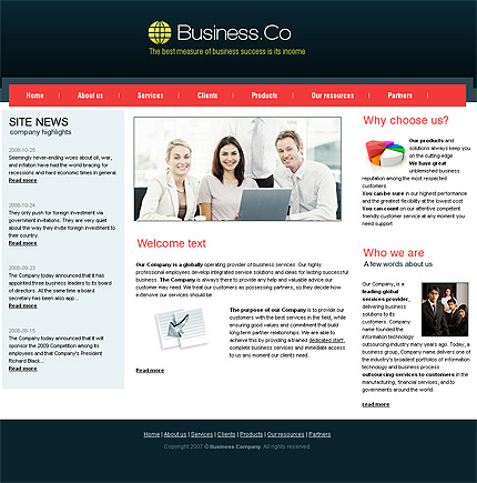 Click to view live demo of template #22887 template screen