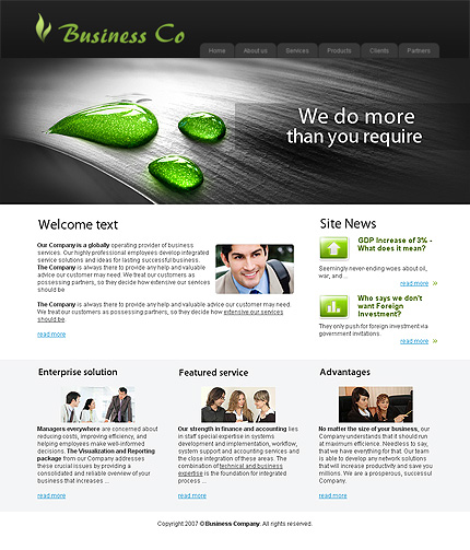 Click to view live demo of template #23398 template screen