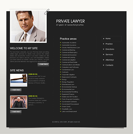 Click to view live demo of template #24280 template screen