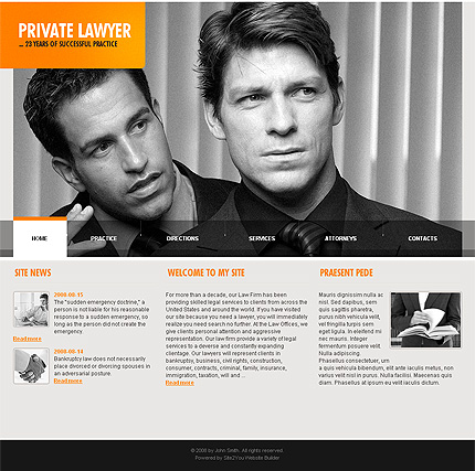 Click to view live demo of template #27368 template screen