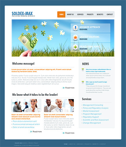 Click to view live demo of template #27677 template screen