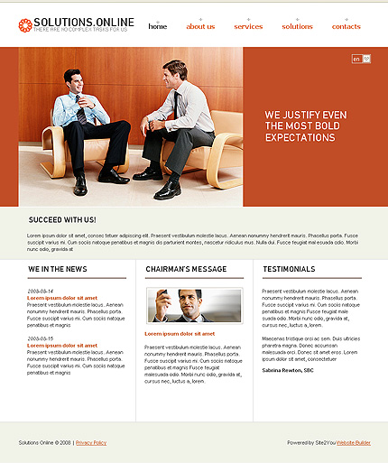 Click to view live demo of template #29671 template screen