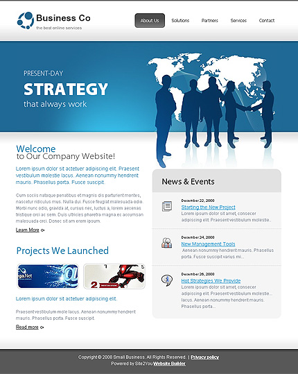 Click to view live demo of template #29676 template screen