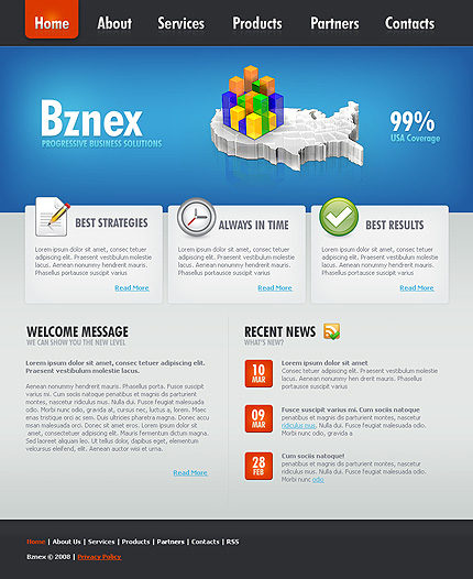 Click to view live demo of template #29678 template screen