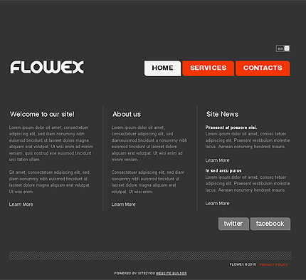Click to view live demo of template #30516 template screen