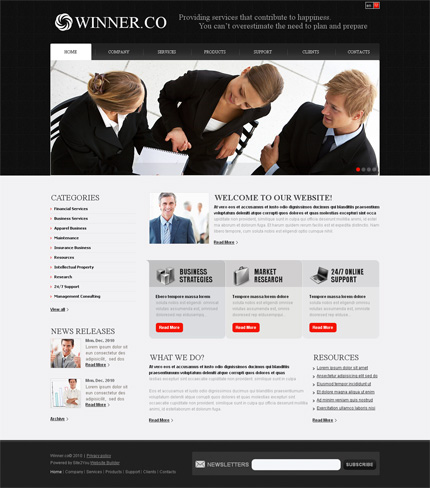 Click to view live demo of template #32335 template screen