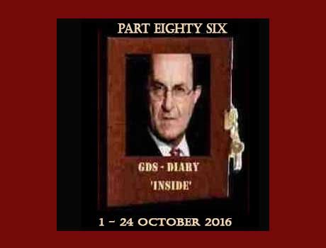 Diary on The Inside  1 -  24 October 2016 Part Eighty Six By Giovanni Di Stefano