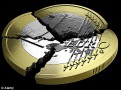 Brussels warns of 'financial disintegration' in the eurozone as Euro slumps to a two year low