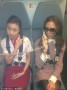 Victoria Beckham turns flight attendant en route to China