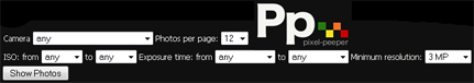Pixel Peeper Search Flickr Images by Camera Type